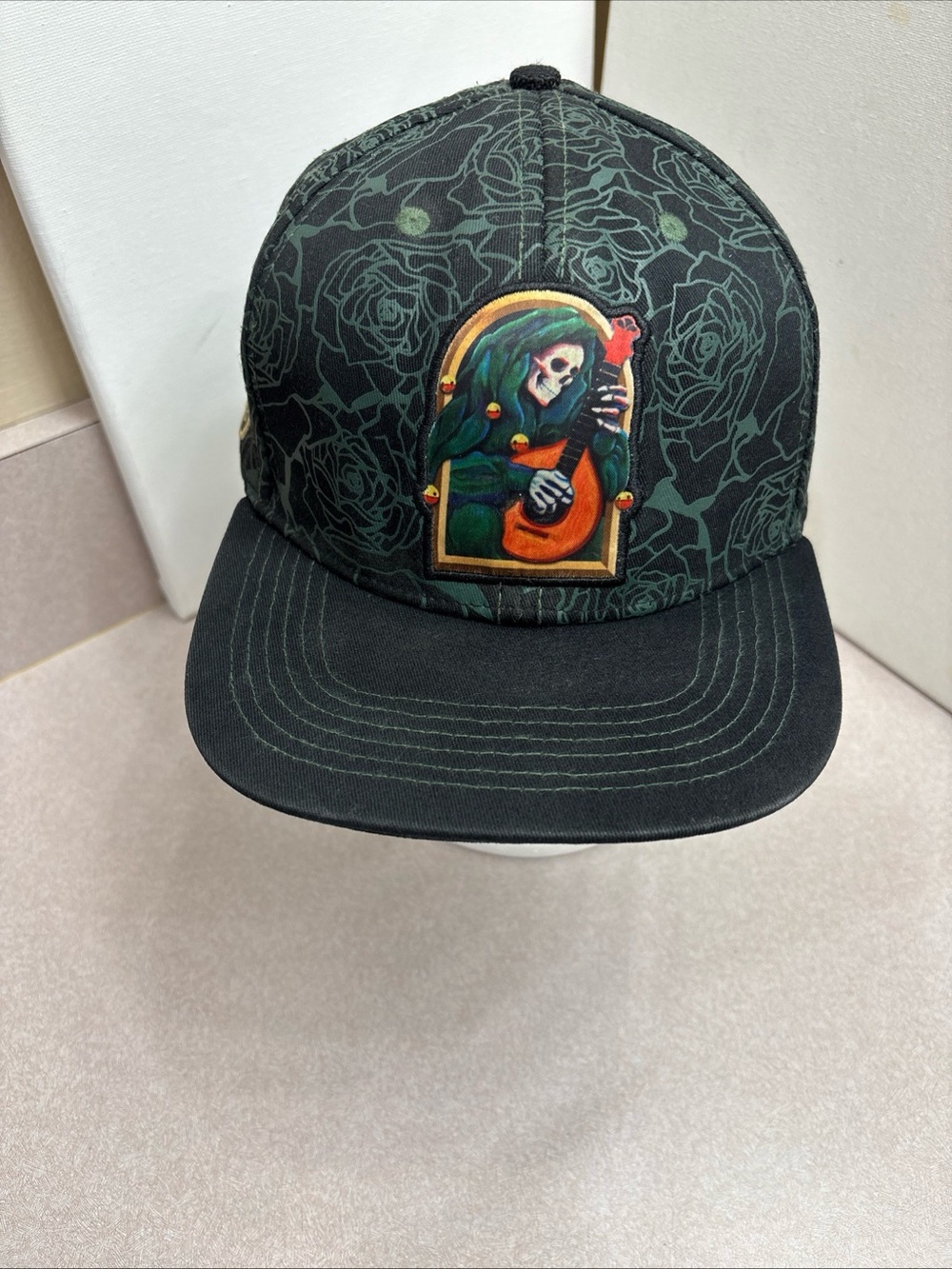 Grassroots California Stanley Mouse Mandolin Jester Never Summer Fitted Hat 7.5